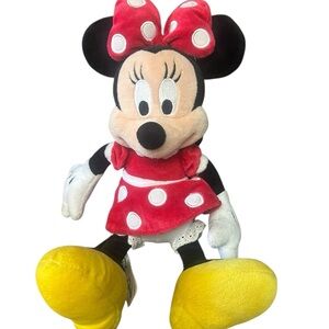 Disney Minnie Mouse Plush Disney Parks Red, Black, White, and Yellow